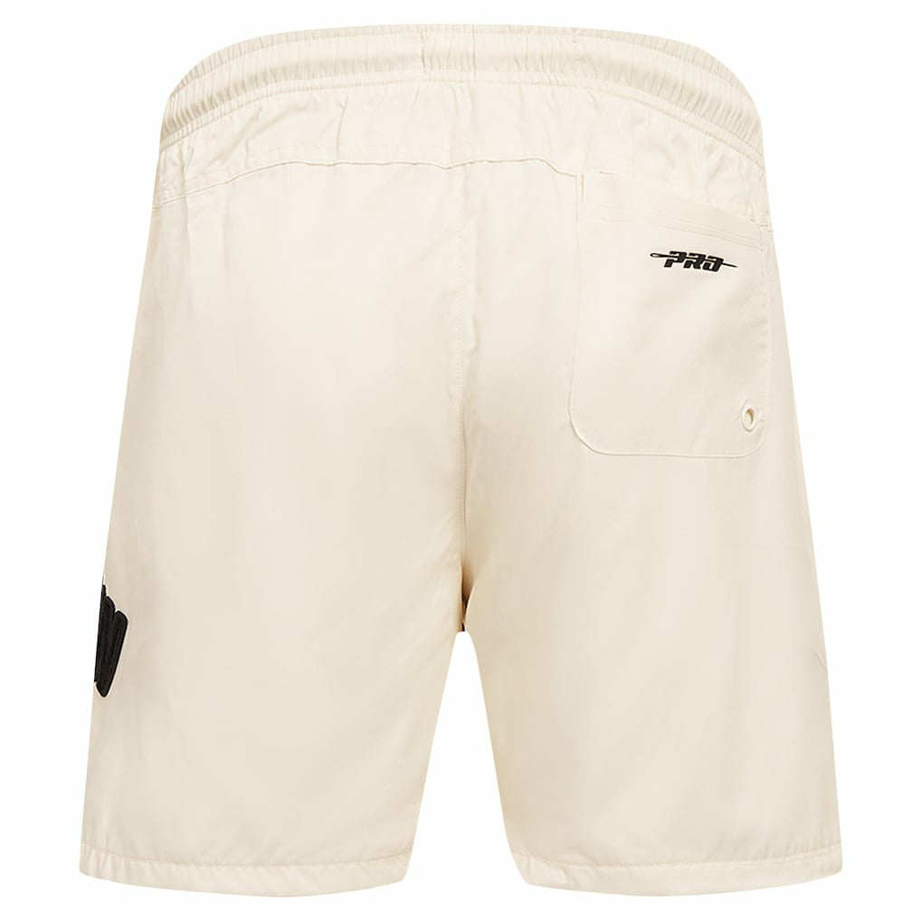 NBA - Brooklyn Nets Pro Standard Triple Tonal Woven Shorts - Cream