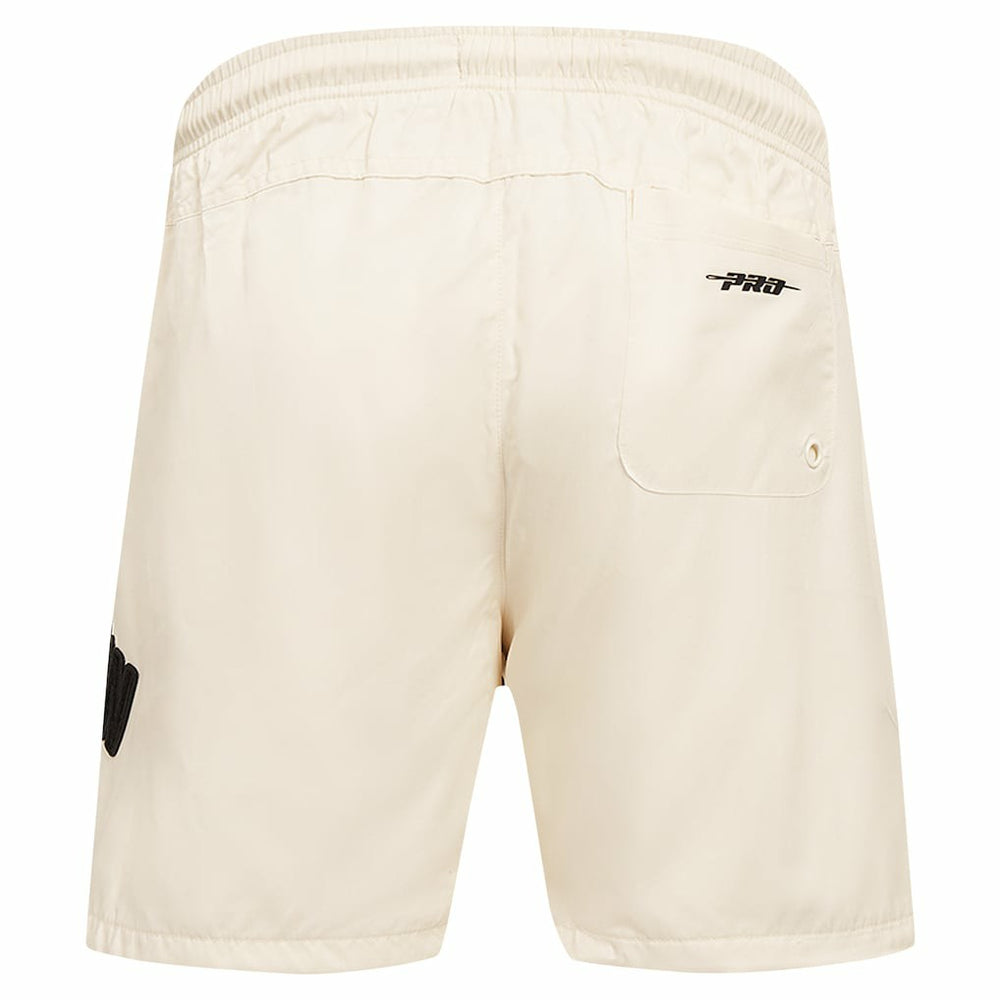 NBA - Brooklyn Nets Pro Standard Triple Tonal Woven Shorts - Cream
