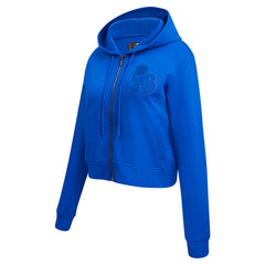 NBA - Philadelphia 76ers Pro Standard Women's Triple Tonal Full-Zip Hoodie - Royal