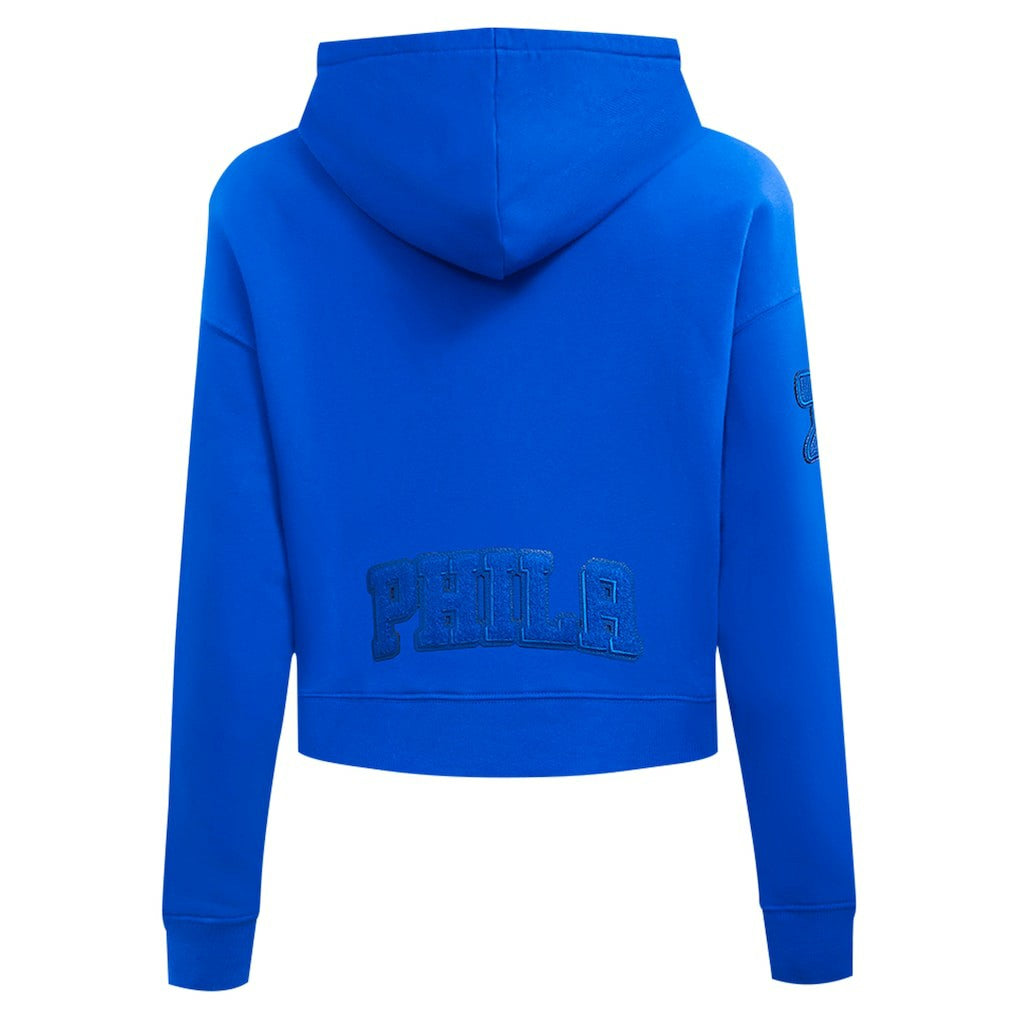 NBA - Philadelphia 76ers Pro Standard Women's Triple Tonal Full-Zip Hoodie - Royal