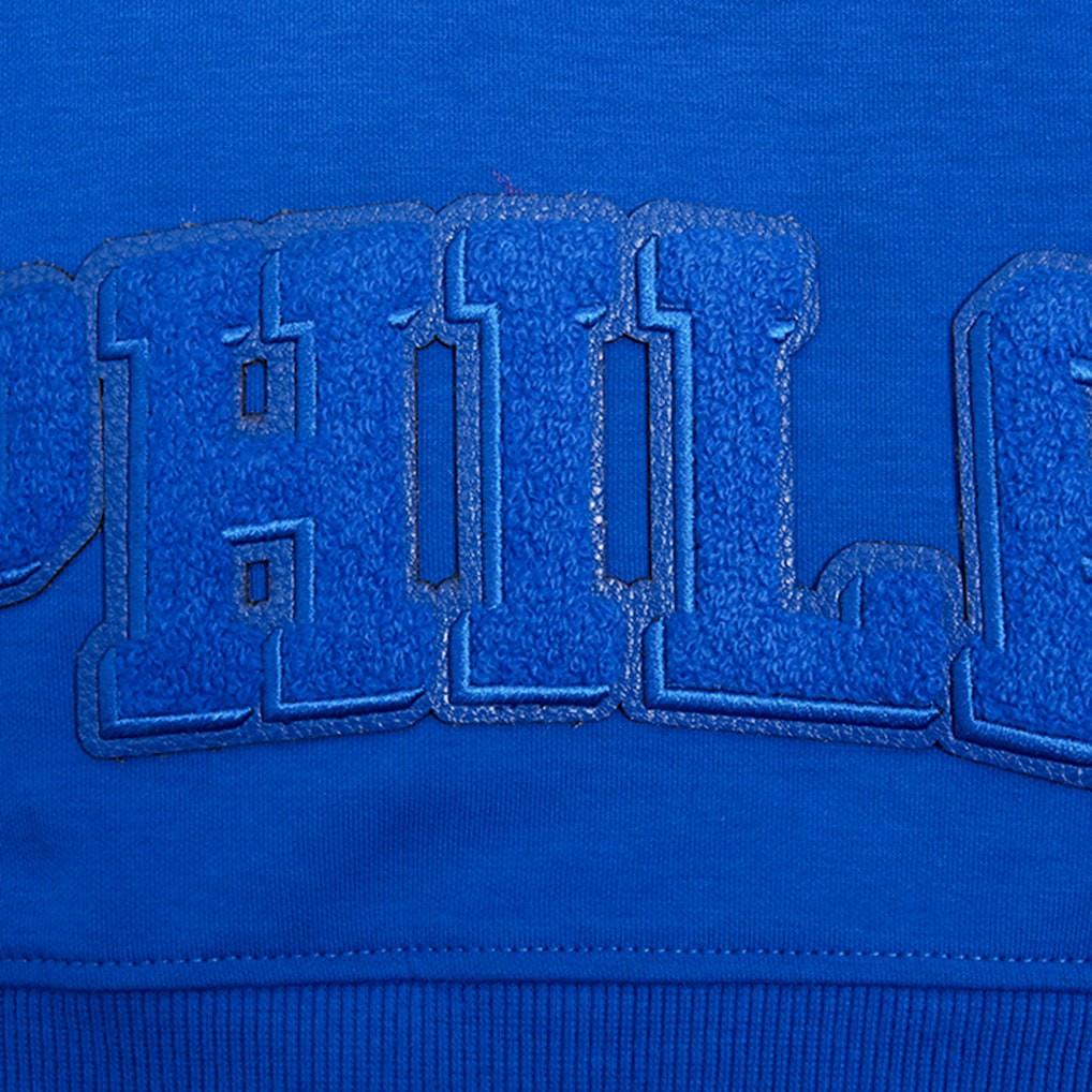 NBA - Philadelphia 76ers Pro Standard Women's Triple Tonal Full-Zip Hoodie - Royal