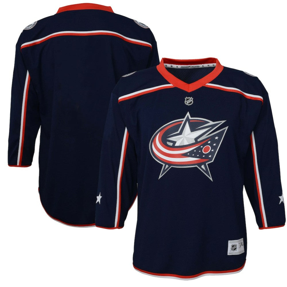 Columbus Blue Jackets Youth Home Replica Jersey - Navy | NHL Jerseys