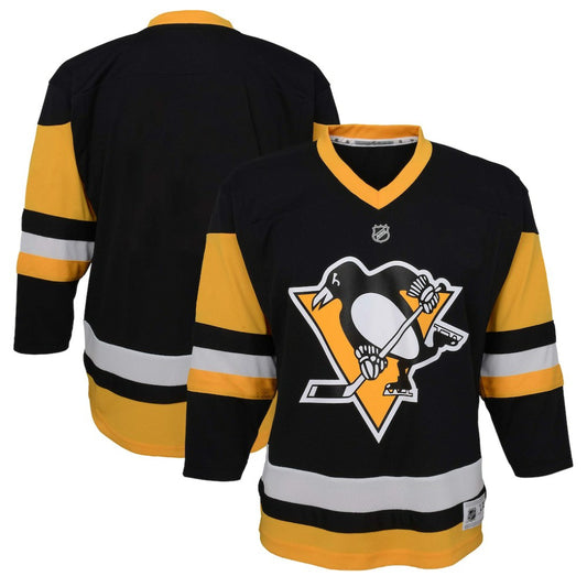 Pittsburgh Penguins Youth Home Replica Jersey - Black | NHL Jerseys