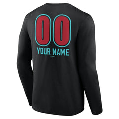 Arizona Diamondbacks Personalized Name & Number Fastball Long Sleeve T-Shirt On Sale