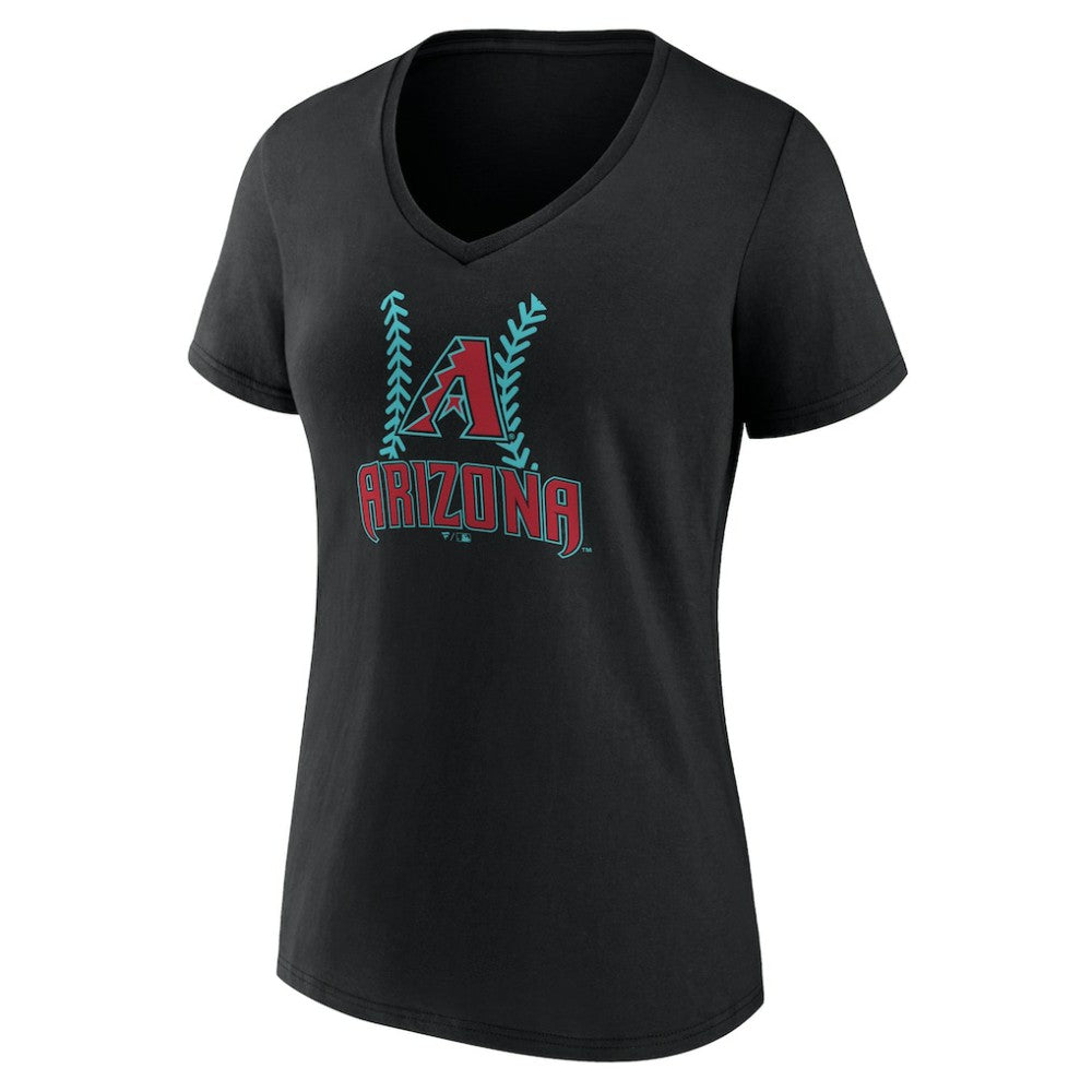 Arizona Diamondbacks Women's Personalized Name & Number Fastball V-Neck T-Shirt discount