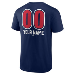 Atlanta Braves Personalized Name & Number Fastball T-Shirt for sale
