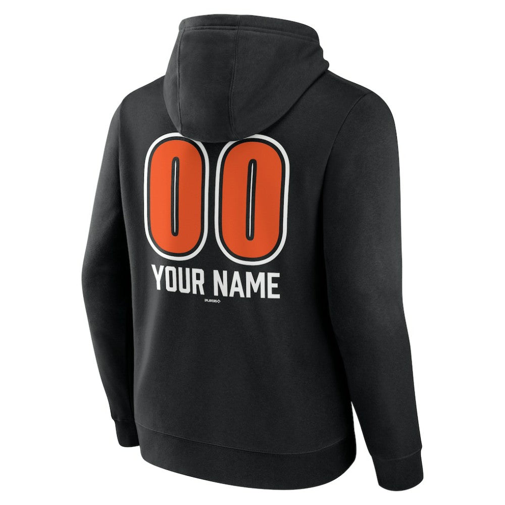 Baltimore Orioles Personalized Name & Number Fastball Pullover Hoodie Online