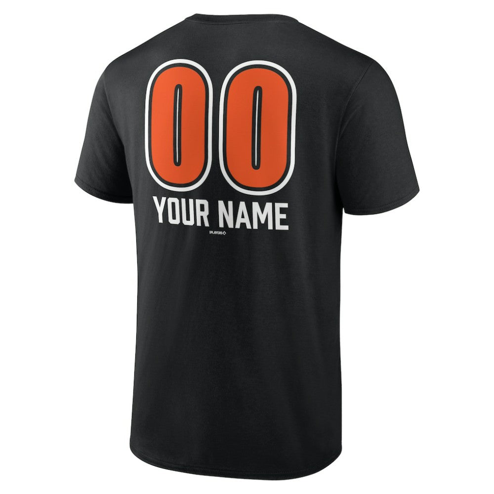 Baltimore Orioles Personalized Name & Number Fastball T-Shirt Lifestyle