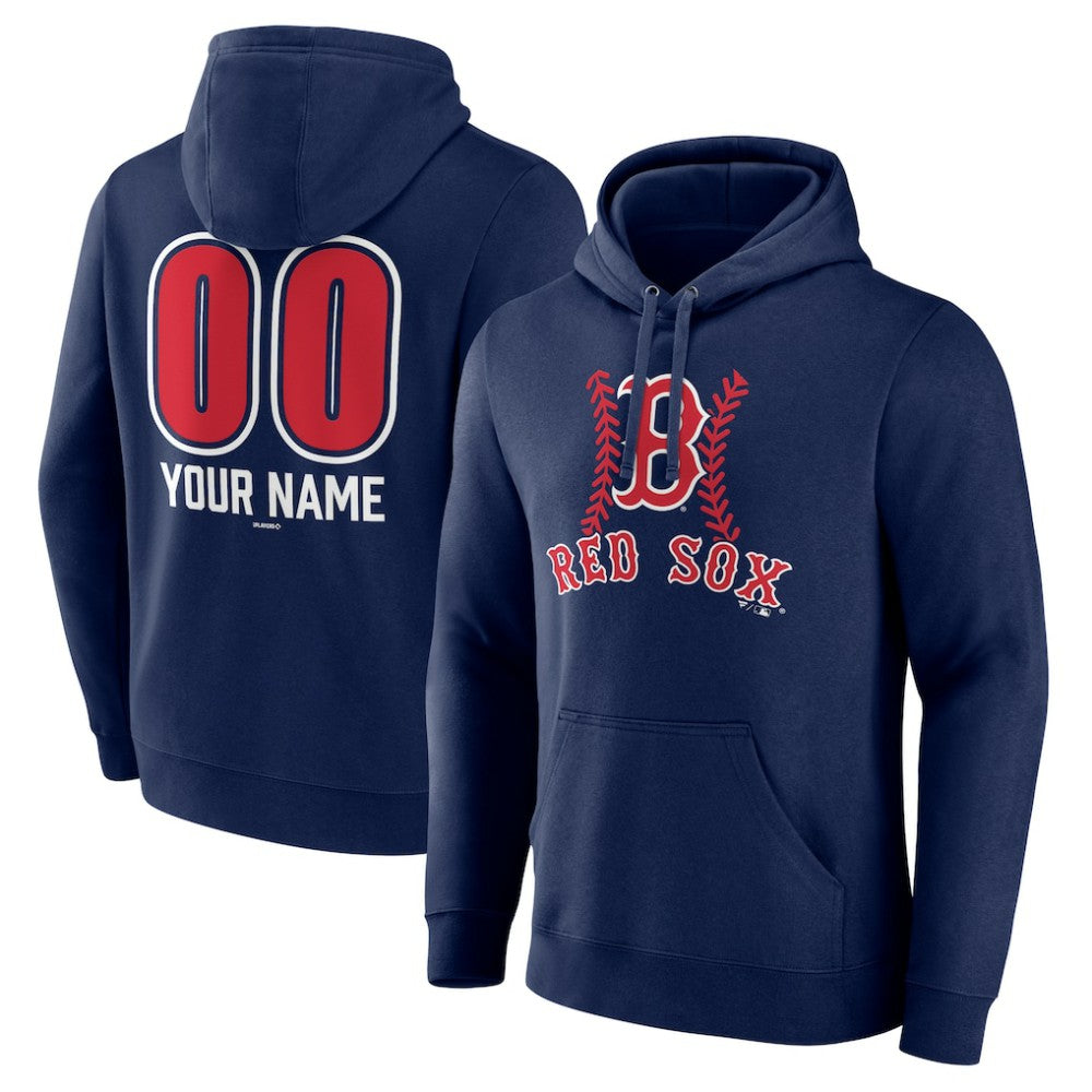 Boston Red Sox Personalized Name & Number Fastball Pullover Hoodie discount