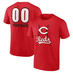 Cincinnati Reds Personalized Name & Number Fastball T-Shirt Near Me