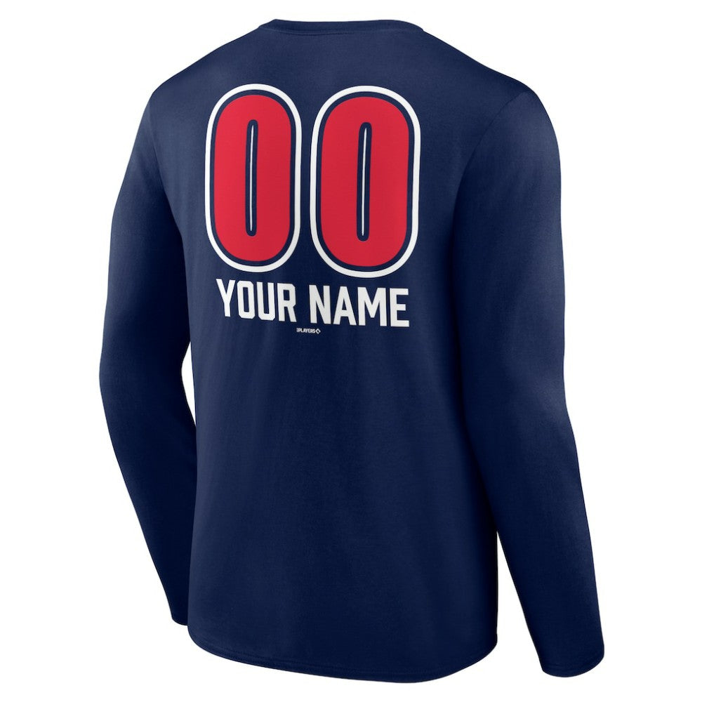 Cleveland Guardians Personalized Name & Number Fastball Long Sleeve T-Shirt Sale