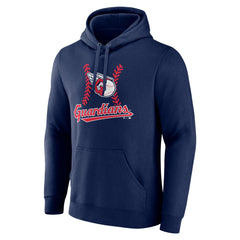 Cleveland Guardians Personalized Name & Number Fastball Pullover Hoodie Clearance