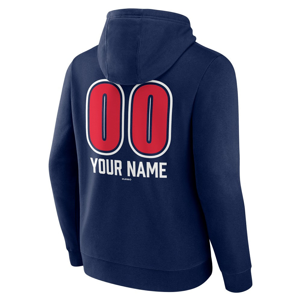 Cleveland Guardians Personalized Name & Number Fastball Pullover Hoodie Clearance