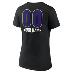 Colorado Rockies Women's Personalized Name & Number Fastball V-Neck T-Shirt for sale