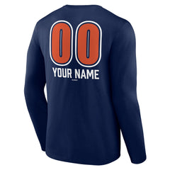 Houston Astros Personalized Name & Number Fastball Long Sleeve T-Shirt On Sale