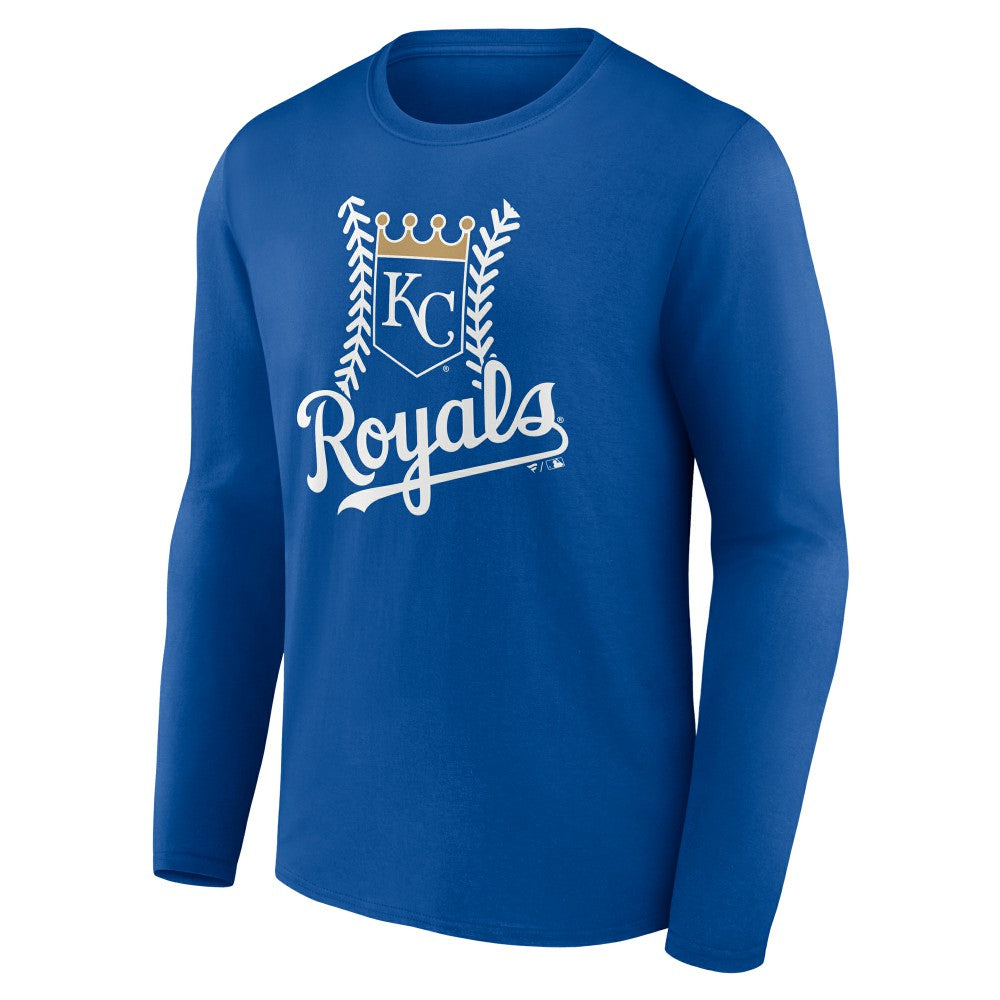 Kansas City Royals Personalized Name & Number Fastball Long Sleeve T-Shirt Online