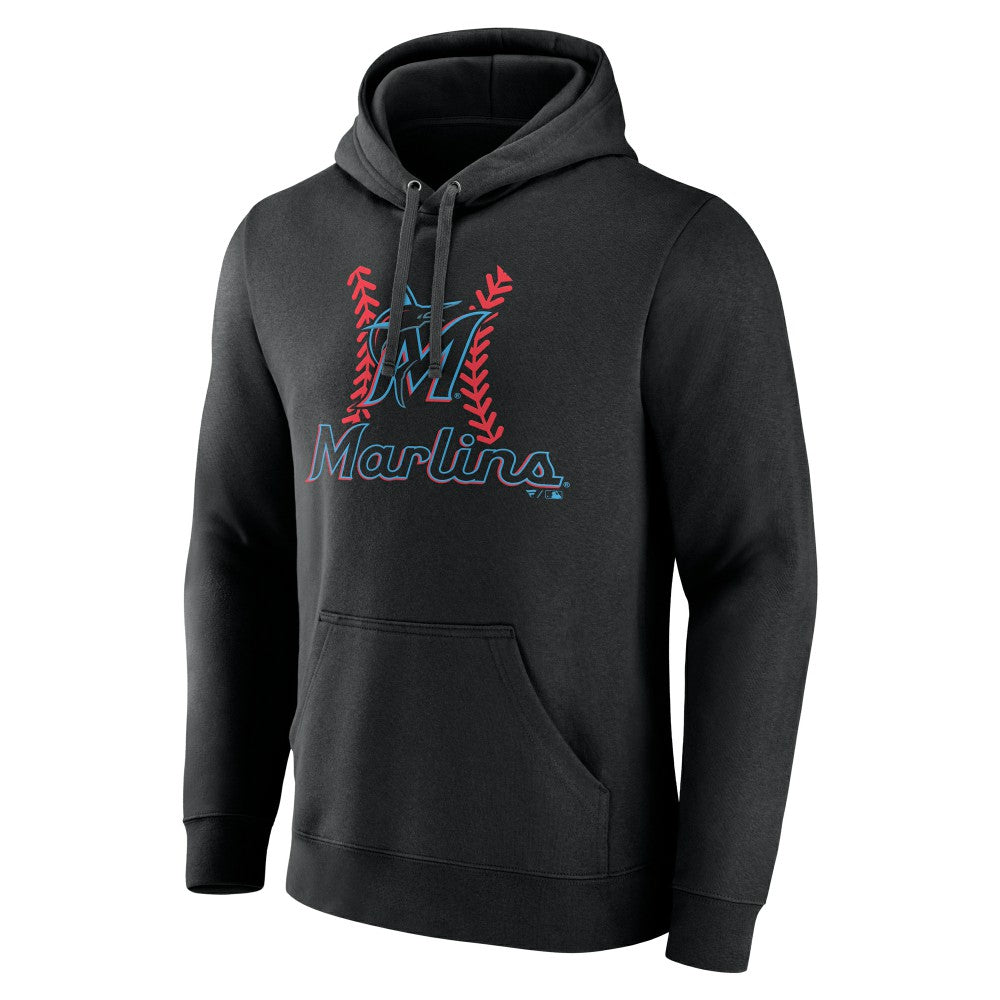 Miami Marlins Personalized Name & Number Fastball Pullover Hoodie Near Me