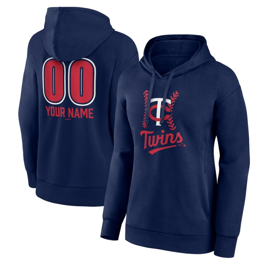 Minnesota Twins Women's Personalized Name & Number Fastball Pullover Hoodie Near Me