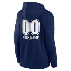 New York Yankees Women's Personalized Name & Number Fastball Pullover Hoodie Online