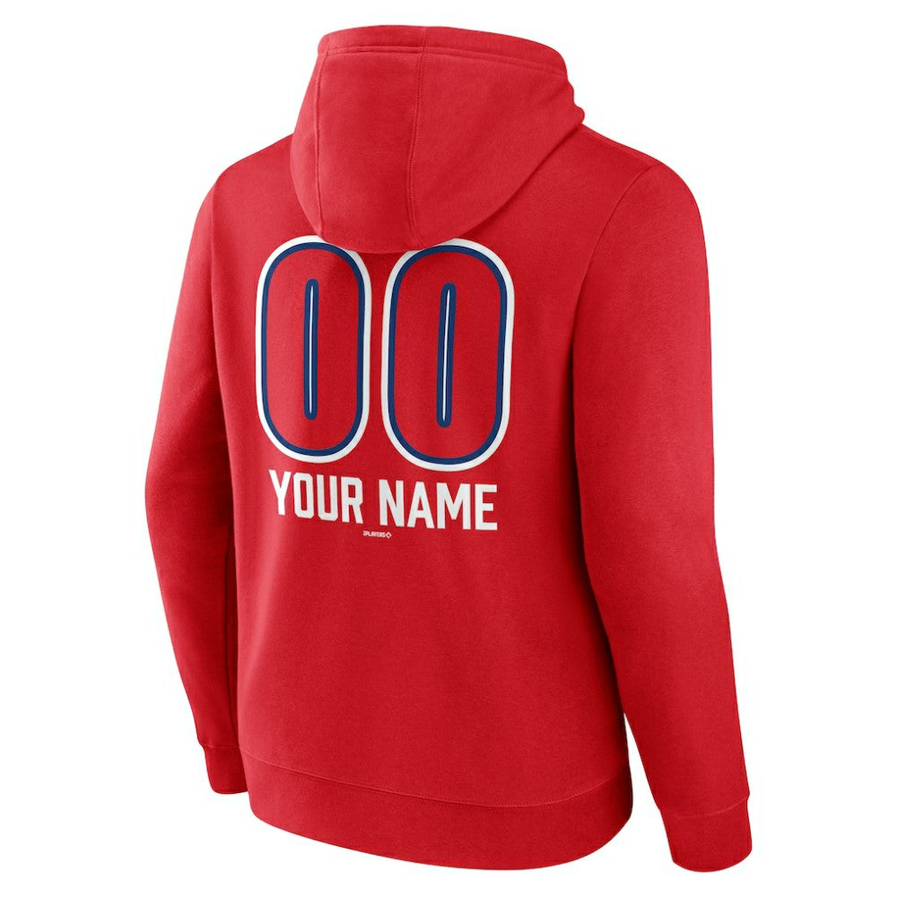 Philadelphia Phillies Personalized Name & Number Fastball Pullover Hoodie Online
