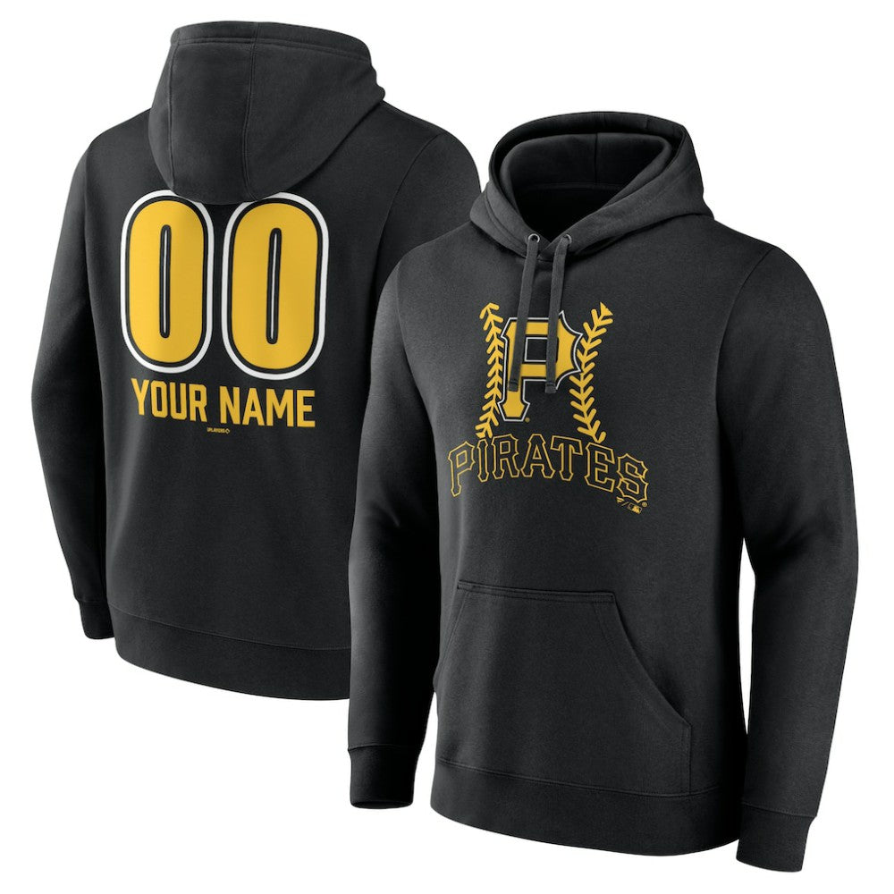 Pittsburgh Pirates Personalized Name & Number Fastball Pullover Hoodie for sale