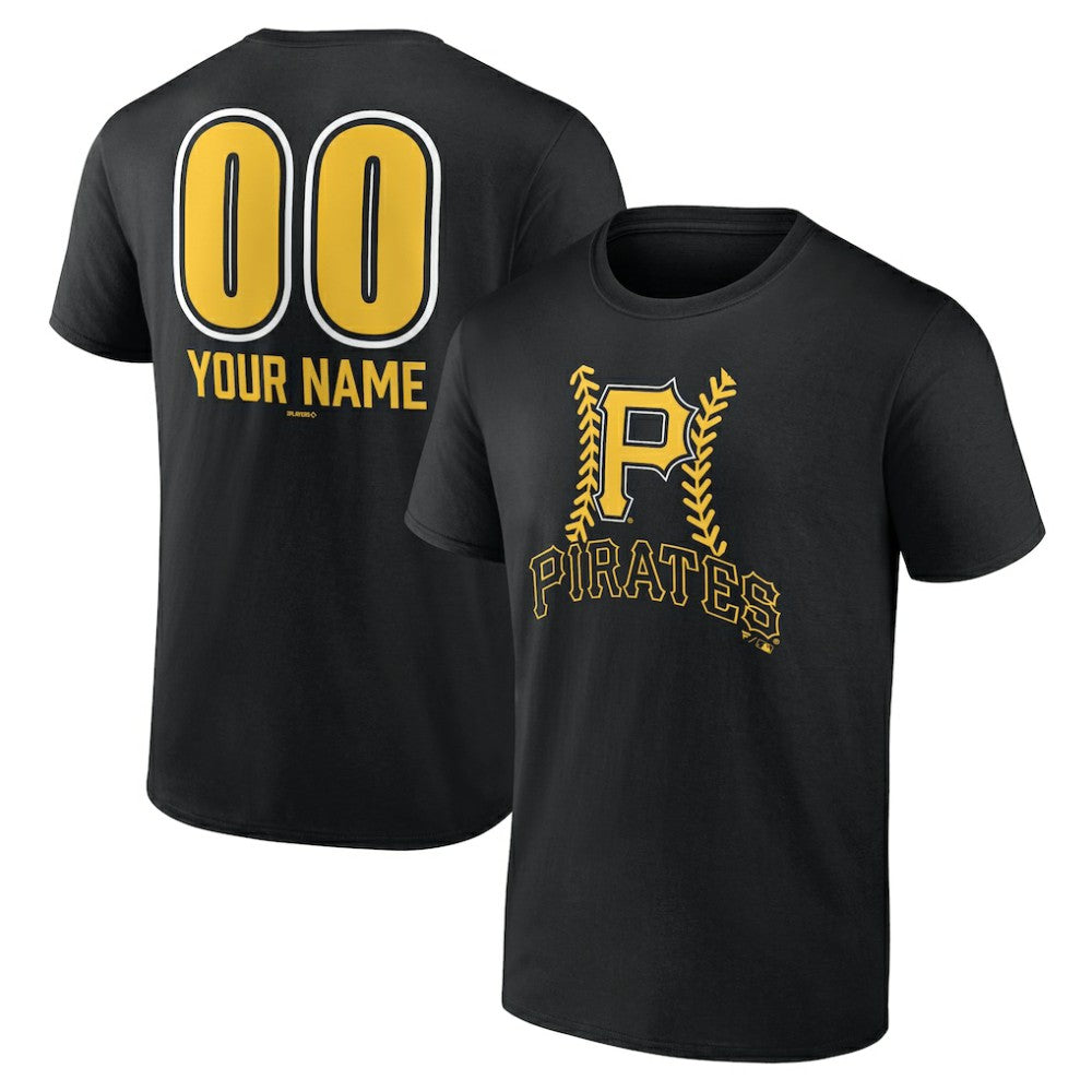 Pittsburgh Pirates Personalized Name & Number Fastball T-Shirt Near Me