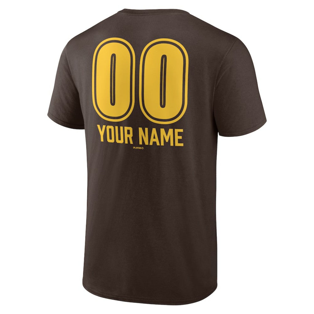 San Diego Padres Personalized Name & Number Fastball T-Shirt On Sale