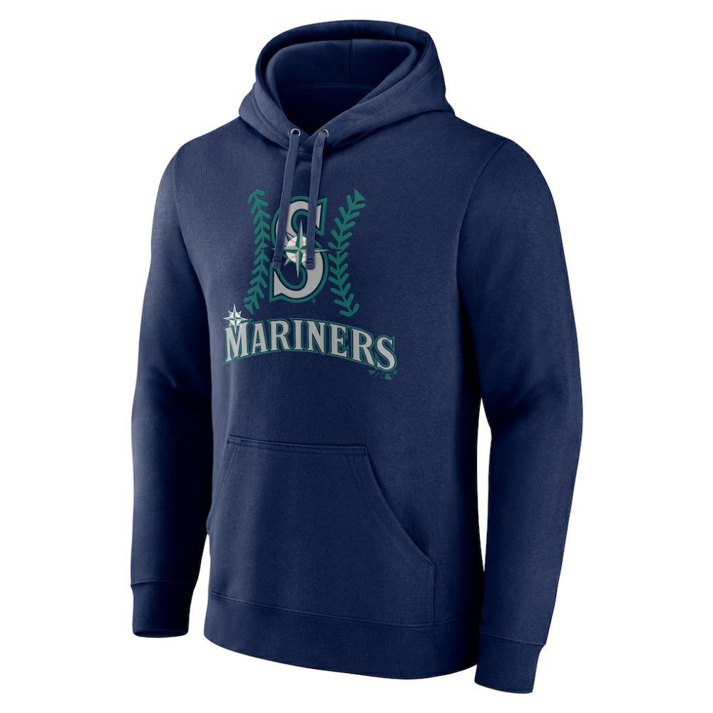 Seattle Mariners Personalized Name & Number Fastball Pullover Hoodie On Sale