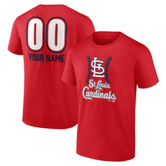 St. Louis Cardinals Personalized Name & Number Fastball T-Shirt Online
