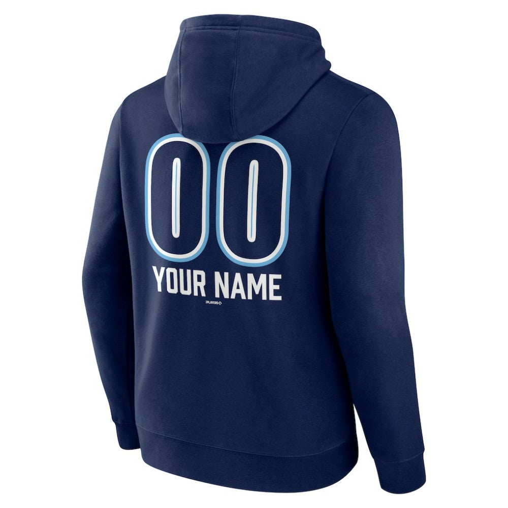 Tampa Bay Rays Personalized Name & Number Fastball Pullover Hoodie On Sale