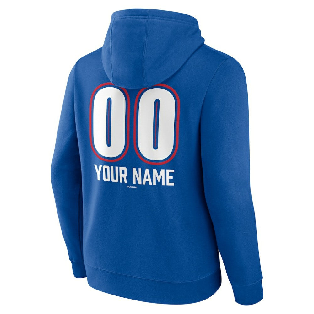 Texas Rangers Personalized Name & Number Fastball Pullover Hoodie Online