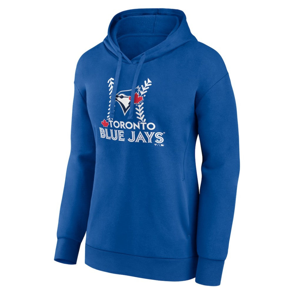 Toronto Blue Jays Women's Personalized Name & Number Fastball Pullover Hoodie Clearance