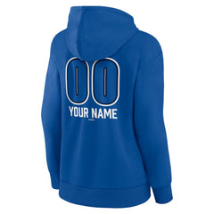 Toronto Blue Jays Women's Personalized Name & Number Fastball Pullover Hoodie Clearance