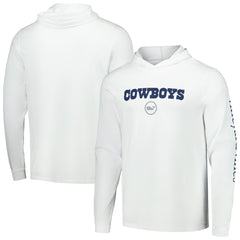 Dallas Cowboys Vineyard Vines Whale Dot Hoodie Long Sleeve T-Shirt White - NFL