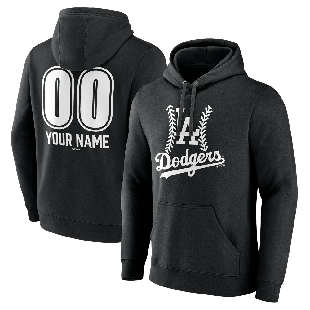 Los Angeles Dodgers Personalized Name & Number Fastball Pullover Hoodie Clearance