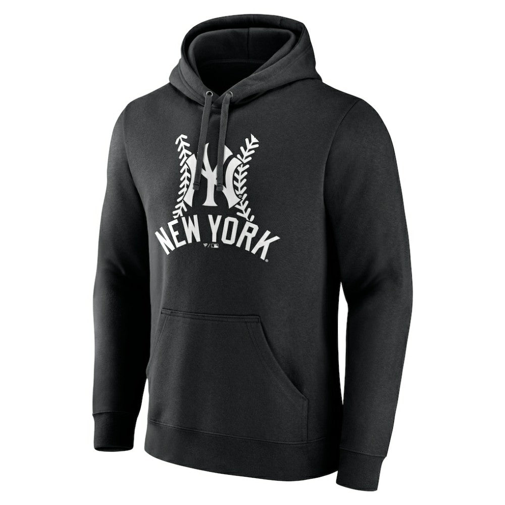 New York Yankees Personalized Name & Number Fastball Pullover Hoodie Clearance