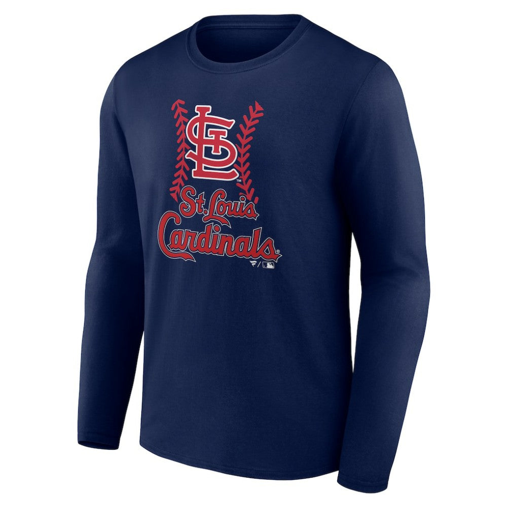 St. Louis Cardinals Personalized Name & Number Fastball Long Sleeve T-Shirt for sale