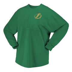 Tampa Bay Lightning - Fanatics Women's St. Patrick's Day Spirit Jersey T-Shirt Kelly Green
