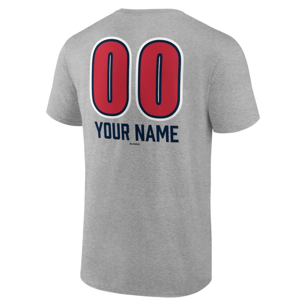 Atlanta Braves Personalized Name & Number Fastball T-Shirt Clearance