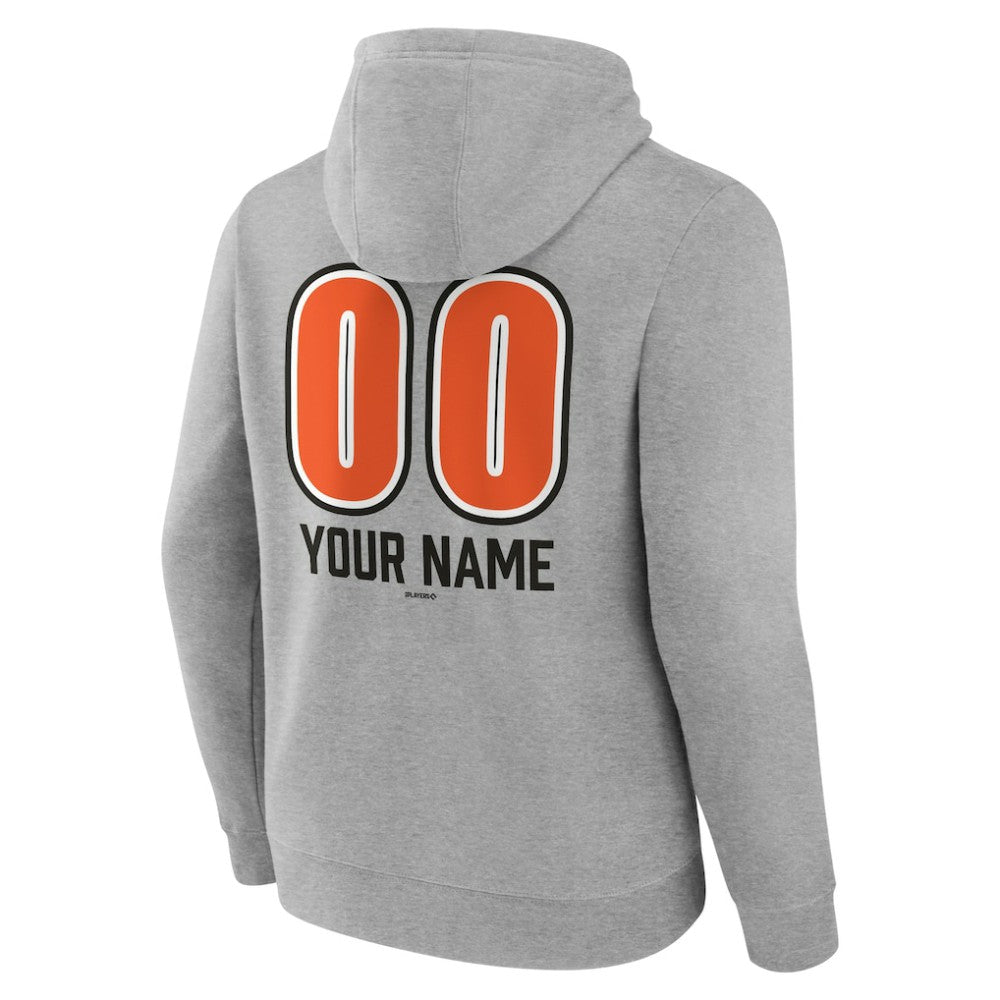 Baltimore Orioles Personalized Name & Number Fastball Pullover Hoodie Clearance