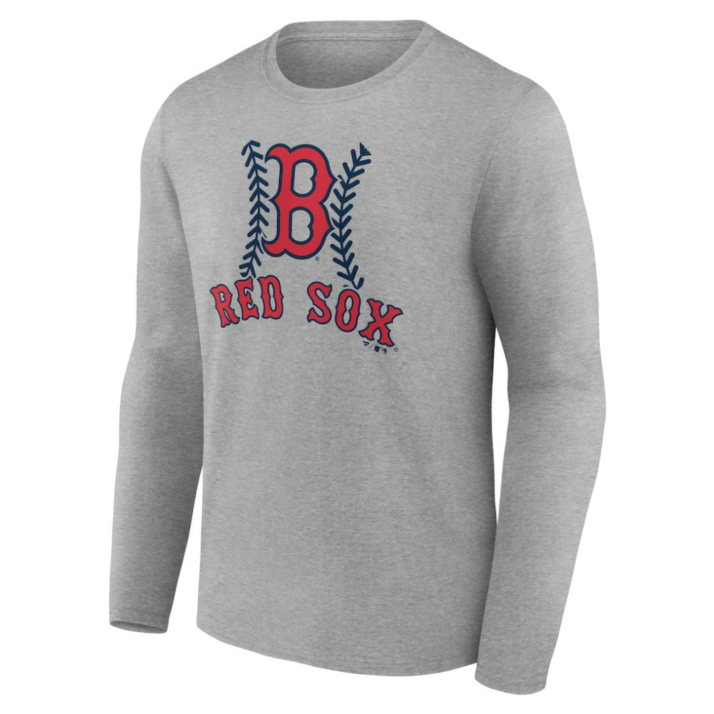 Boston Red Sox Personalized Name & Number Fastball Long Sleeve T-Shirt Online