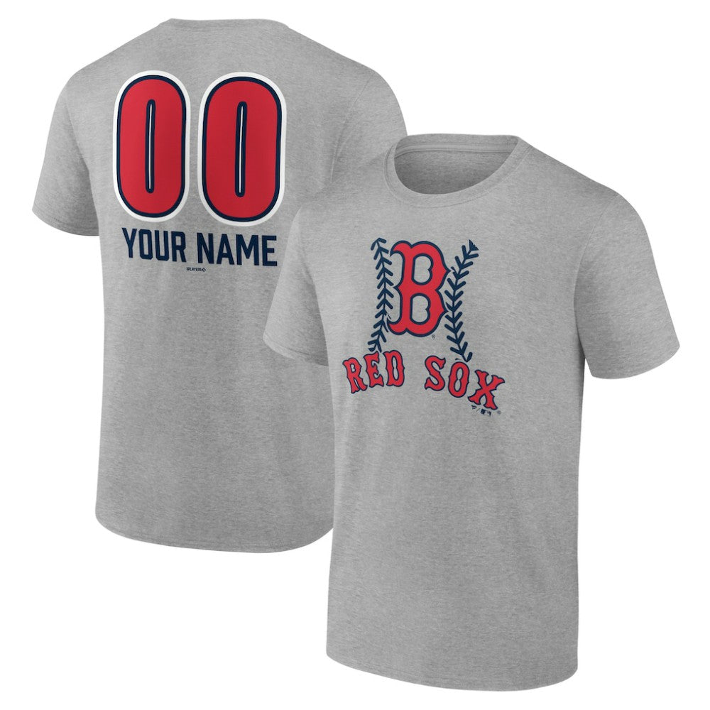 Boston Red Sox Personalized Name & Number Fastball T-Shirt Lifestyle