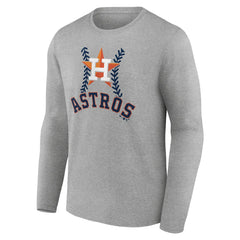 Houston Astros Personalized Name & Number Fastball Long Sleeve T-Shirt Lifestyle