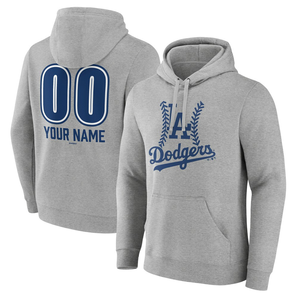 Los Angeles Dodgers Personalized Name & Number Fastball Pullover Hoodie Clearance