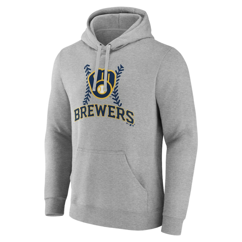 Milwaukee Brewers Personalized Name & Number Fastball Pullover Hoodie Online