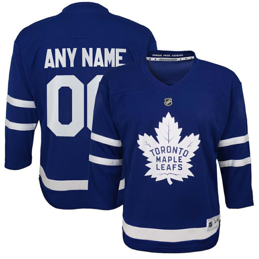 Toronto Maple Leafs Youth Home Replica Custom Jersey - Blue | NHL Jerseys