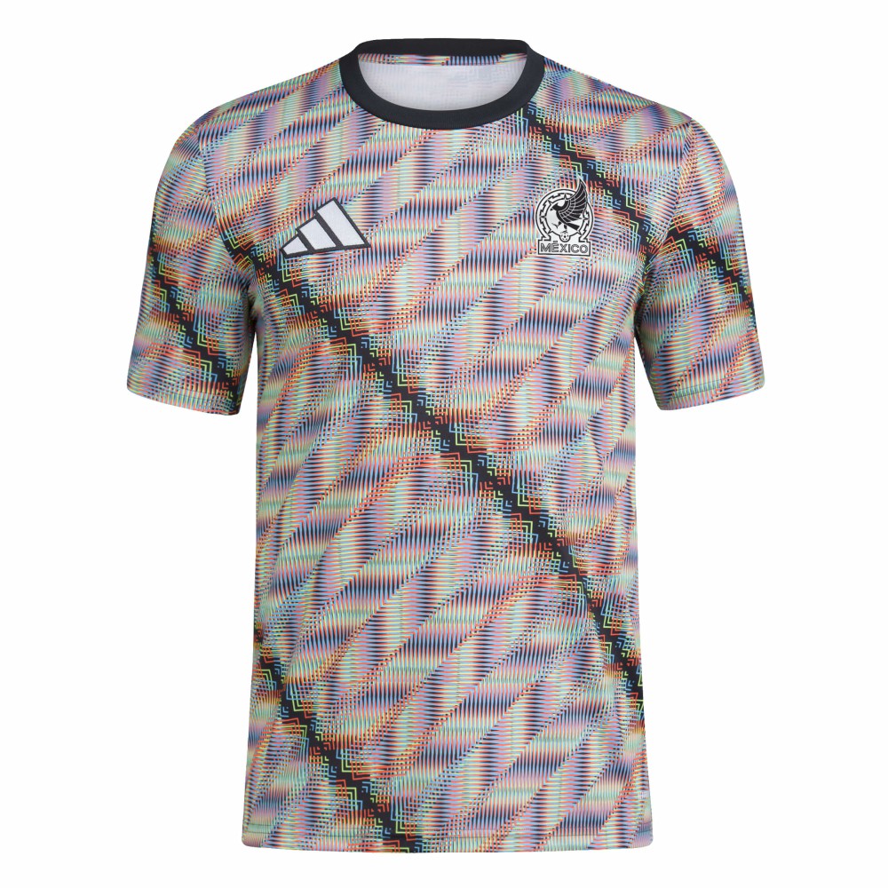 Adidas Mexico National Team 2024 Hispanic Heritage Pre-Match Top - Black