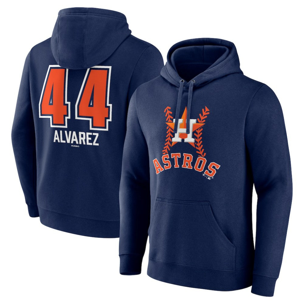 Yordan Alvarez Houston Astros Fastball Player Name & Number Pullover Hoodie Clearance