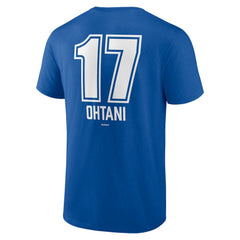 Shohei Ohtani Los Angeles Dodgers Fastball Player Name & Number T-Shirt for sale
