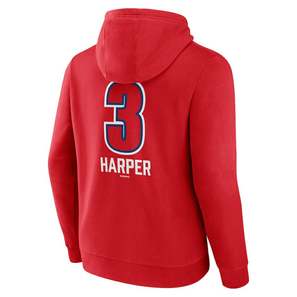 Bryce Harper Philadelphia Phillies Fastball Player Name & Number Pullover Hoodie Online